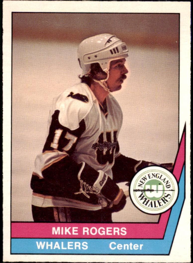 Mike Rogers 1977 o-pee-chee O-Pee-Chee WHA
