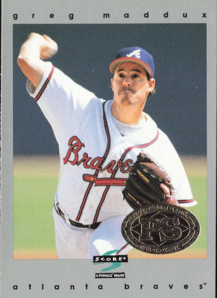 Greg Maddux 1997 panini Score Premium Stock