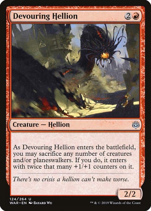 Devouring Hellion 2019 Magic: The Gathering War of the Spark