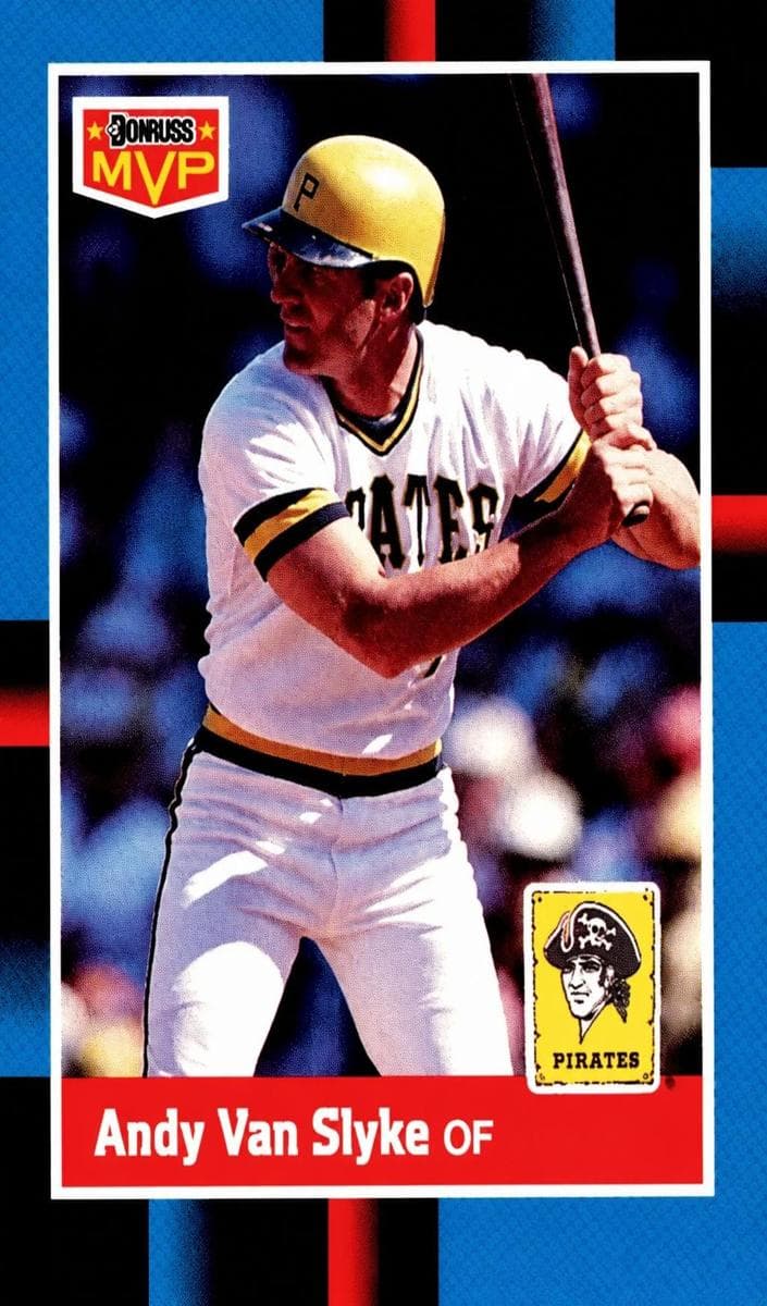 Andy Van Slyke 1988 panini Donruss