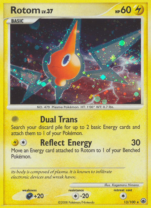 Rotom 2008 Pokemon Majestic Dawn