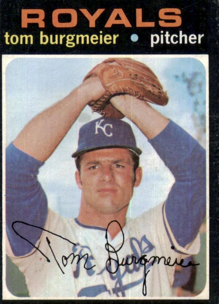 Tom Burgmeier 1971 topps Topps