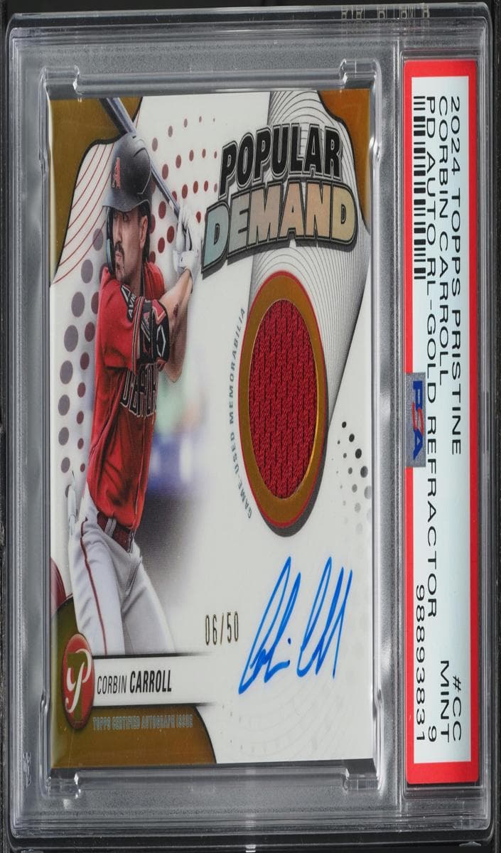 Corbin Carroll 2024 topps Topps Pristine