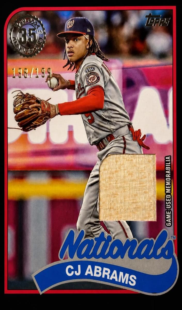 CJ Abrams 2024 topps Topps