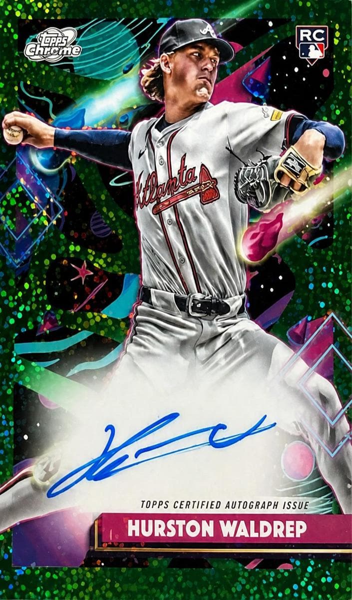 Hurston Waldrep 2025 topps Topps Cosmic Chrome
