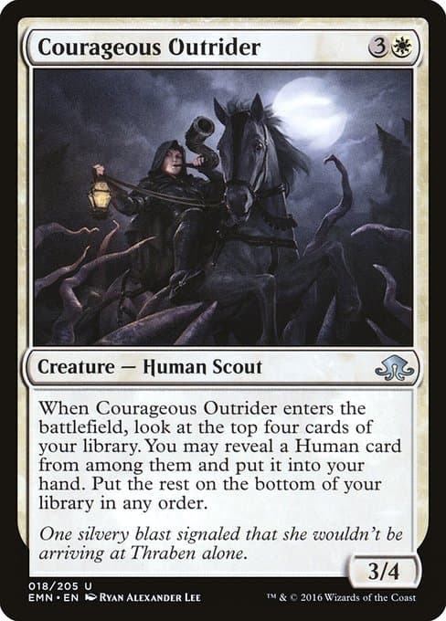 Courageous Outrider 2016 Magic: The Gathering Eldritch Moon