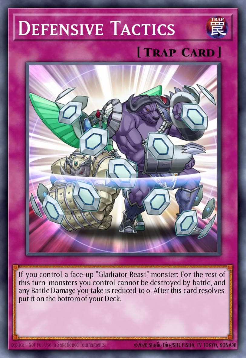 Defensive Tactics 2007 Yu-Gi-Oh! Gladiator's Assault