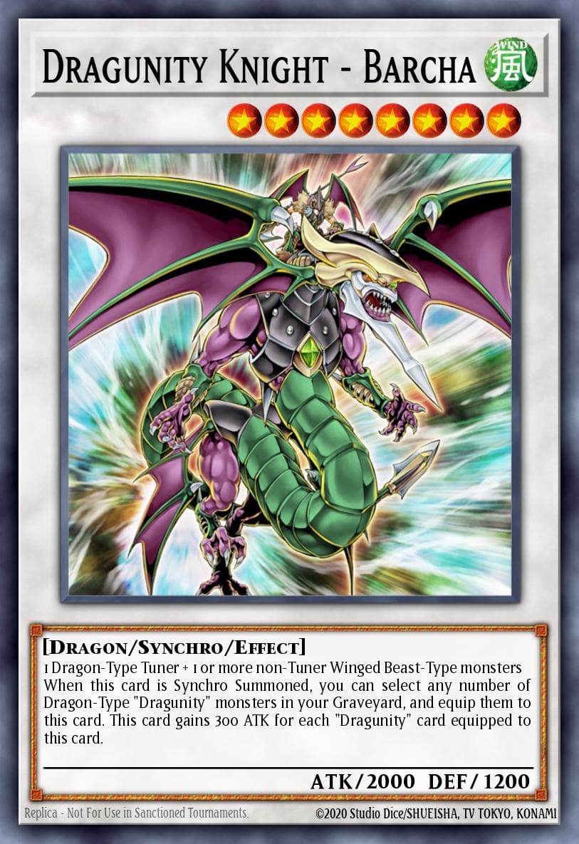 Dragunity Knight - Barcha 2011 Yu-Gi-Oh! Duel Terminal 4
