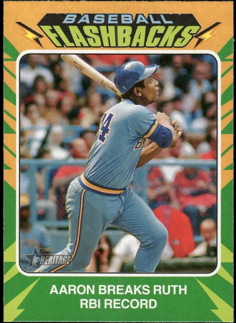 Hank Aaron 2024 topps Topps Heritage