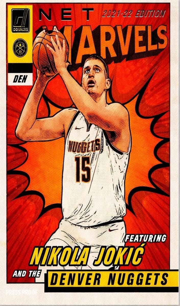 Nikola Jokic 2021 panini Donruss