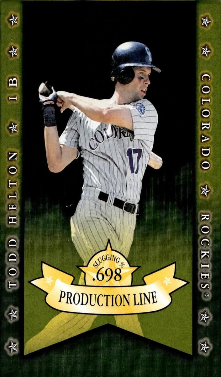Todd Helton 2001 panini Donruss