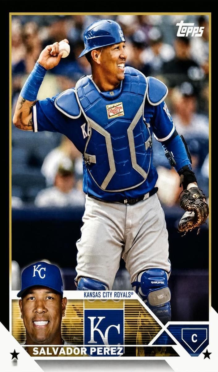 Salvador Perez 2023 topps Topps 1st Edition