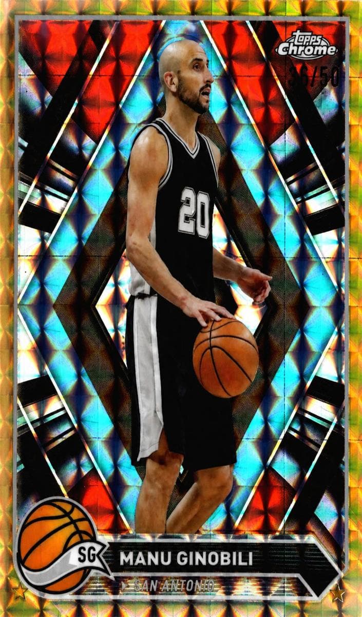 Manu Ginobili 2023 topps Topps Chrome