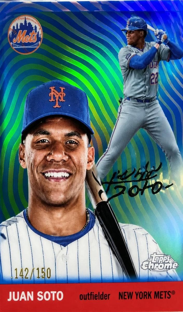 Juan Soto 2025 topps Topps Chrome Platinum
