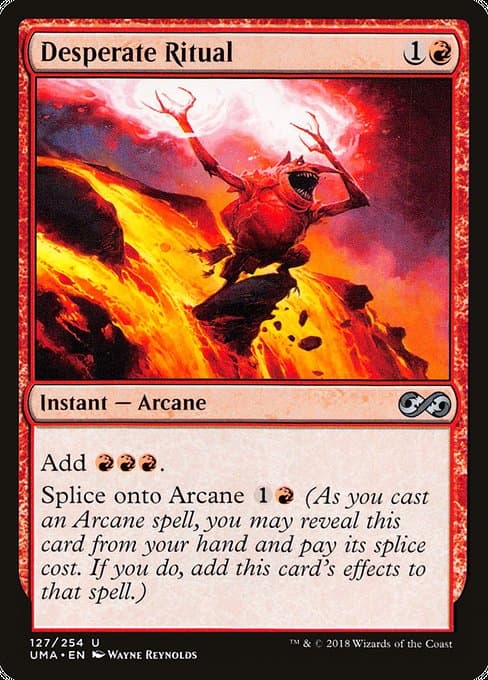 Desperate Ritual 2017 Magic: The Gathering Duel Deck: Mind vs. Might