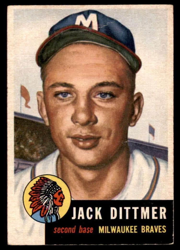 Jack Dittmer 1953 topps Topps
