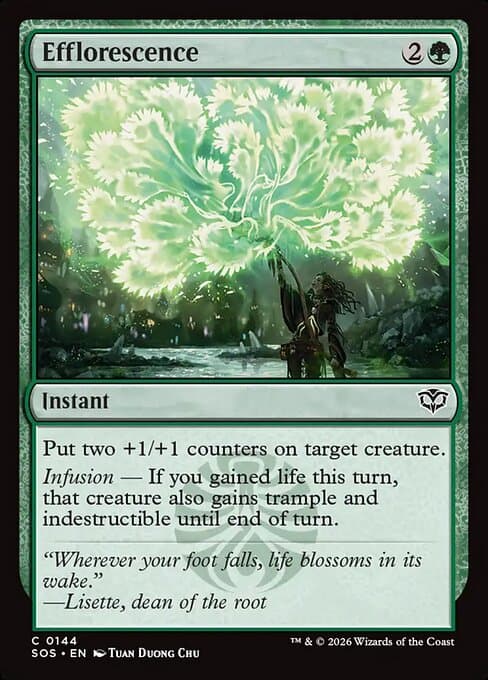 Efflorescence 2026 Magic: The Gathering Secrets of Strixhaven Foil