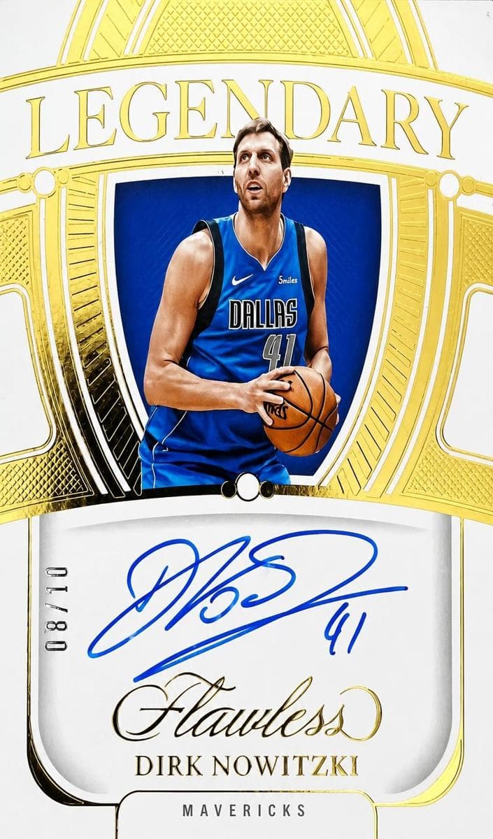 Dirk Nowitzki 2023 panini Panini Flawless