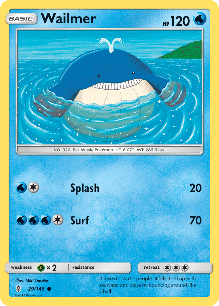 Wailmer 2017 Pokemon