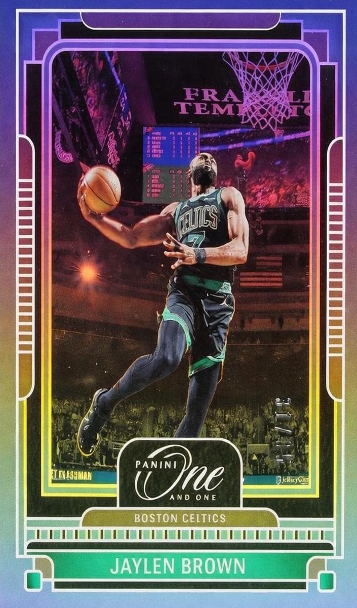 Jaylen Brown 2024 panini Panini One and One