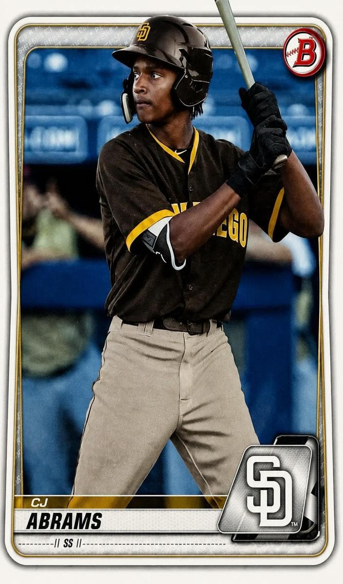 CJ Abrams 2020 bowman Bowman