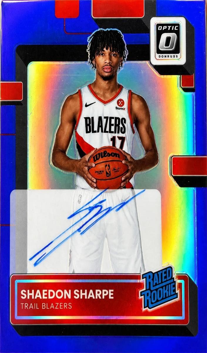Shaedon Sharpe 2022 panini