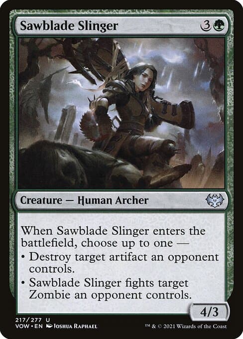 Sawblade Slinger 2022 Magic: The Gathering Innistrad: Double Feature