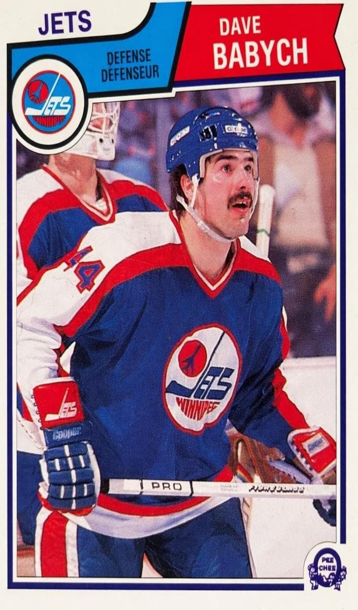 Dave Babych 1983 topps O-Pee-Chee