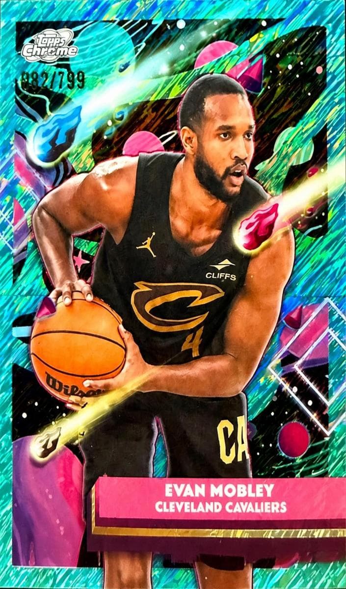 Evan Mobley 2025 topps Topps Cosmic Chrome