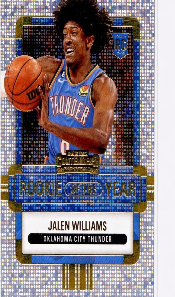 Jalen Williams 2022 panini Panini Contenders