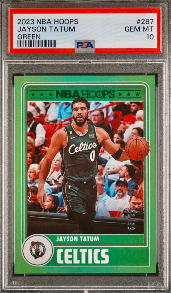 Jayson Tatum 2023 panini Hoops Premium Stock
