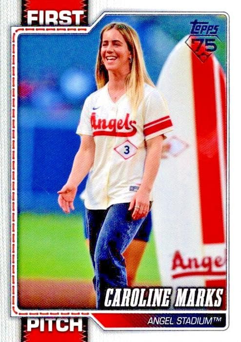 Caroline Marks trading card