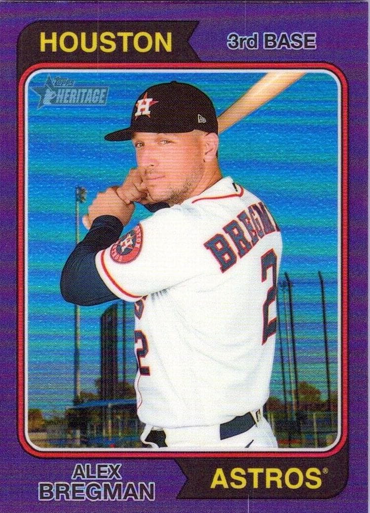 Alex Bregman 2023 topps Topps Heritage