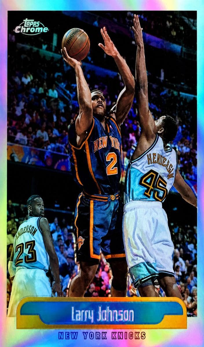 Larry Johnson 1999 topps Topps Chrome
