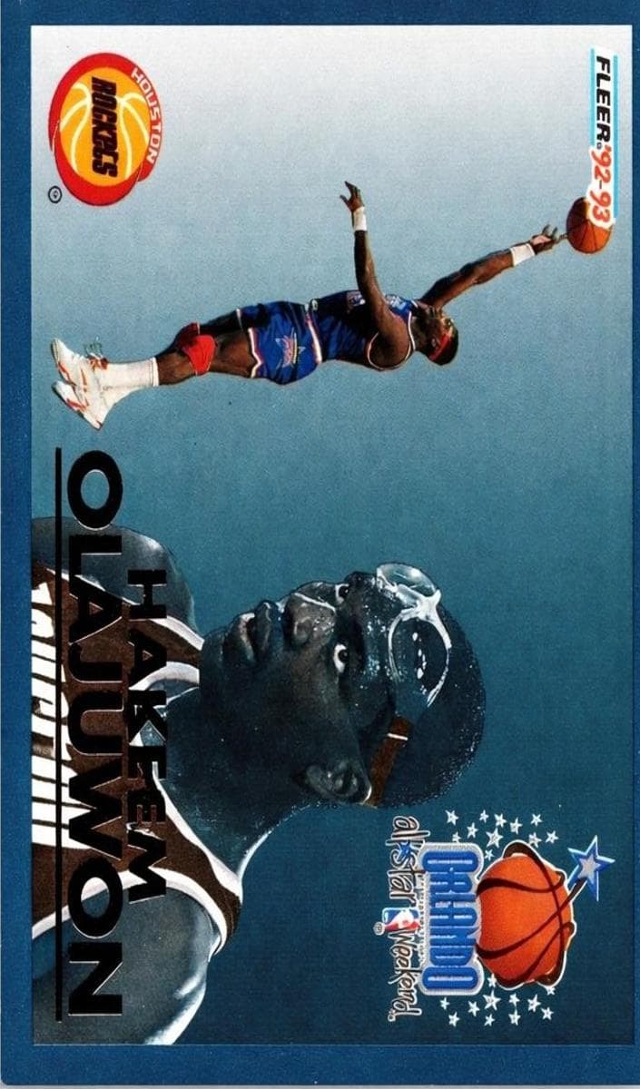 Hakeem Olajuwon 1992 fleer