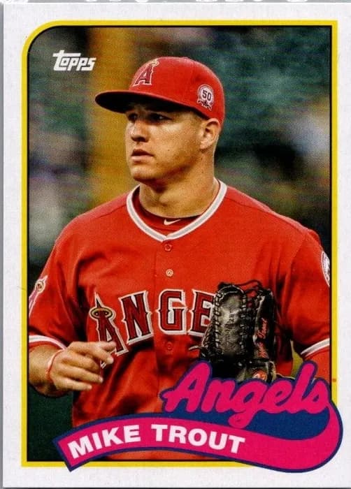 Mike Trout/Shohei Ohtani trading card