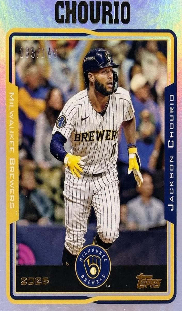 Jackson Chourio 2025 topps Topps Archives