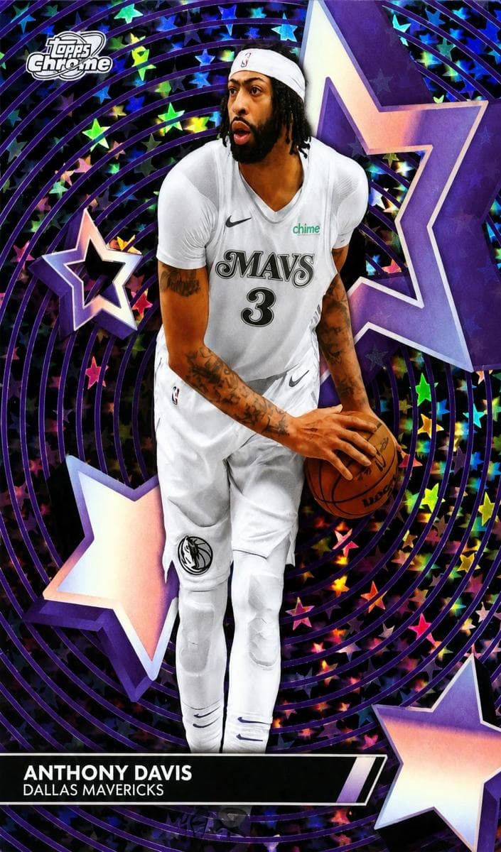 Anthony Davis 2025 topps Topps Cosmic Chrome