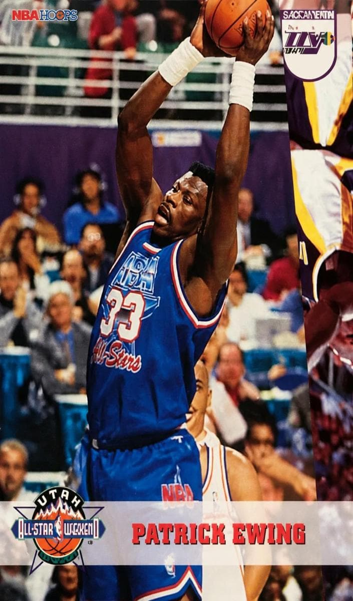 Patrick Ewing 1993 panini Hoops