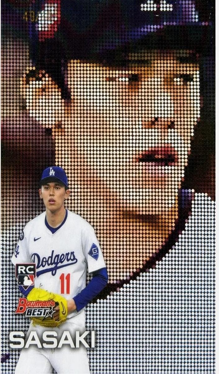 Roki Sasaki 2025 bowman Bowman Best