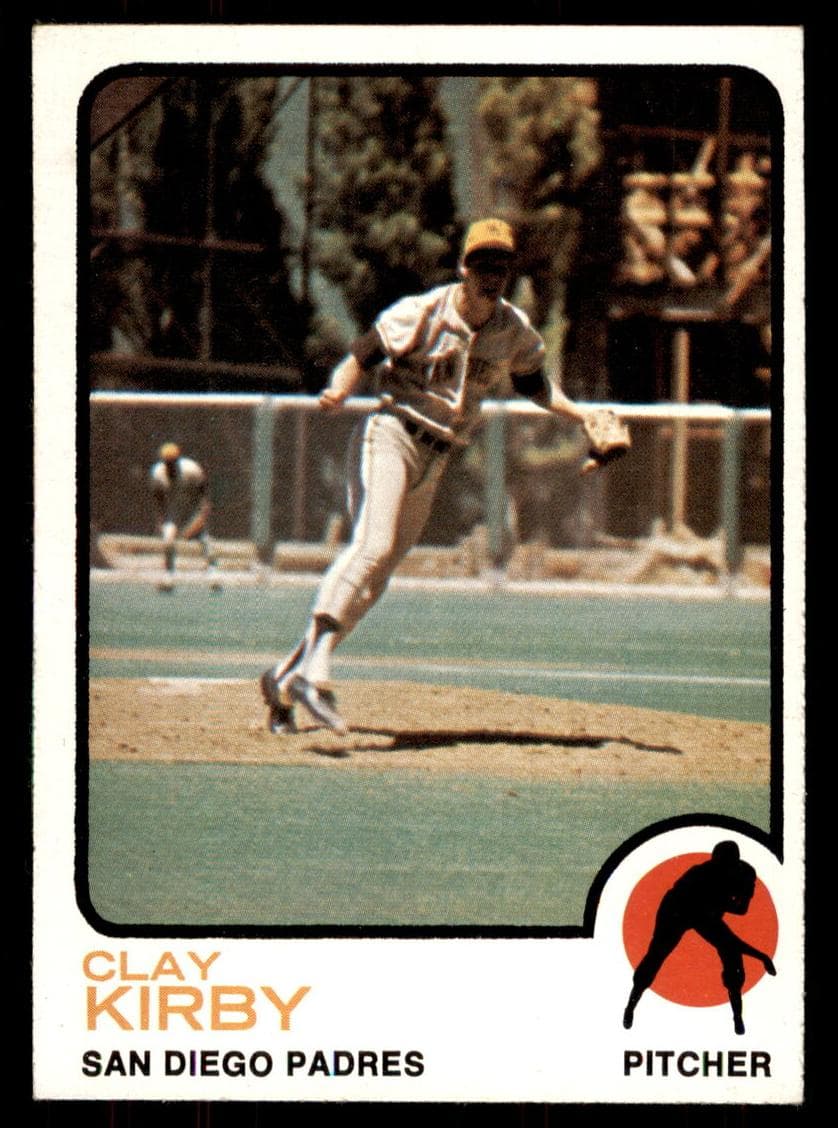 Clay Kirby 1973 topps Topps