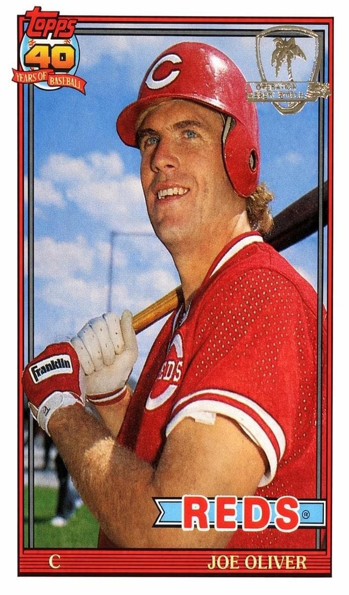 Joe Oliver 1991 topps Topps