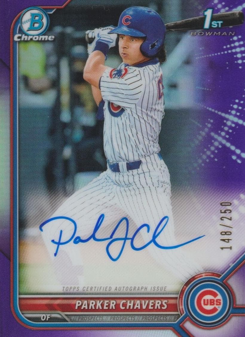 Parker Chavers 2022 bowman Bowman Chrome