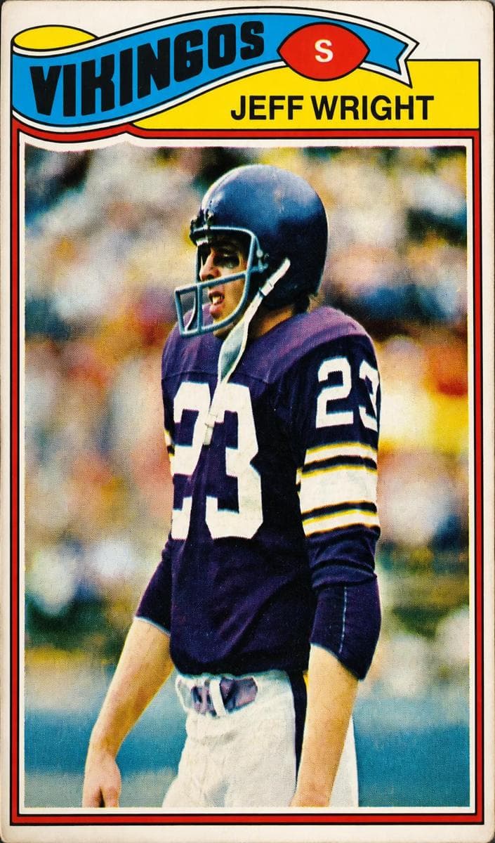 Jeff Wright 1977 topps Topps Mexican
