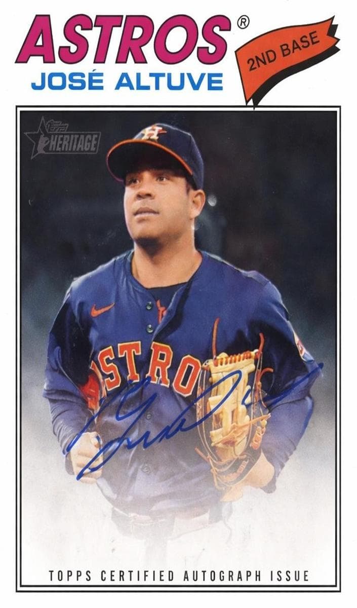 Jose Altuve 2026 topps Topps Heritage