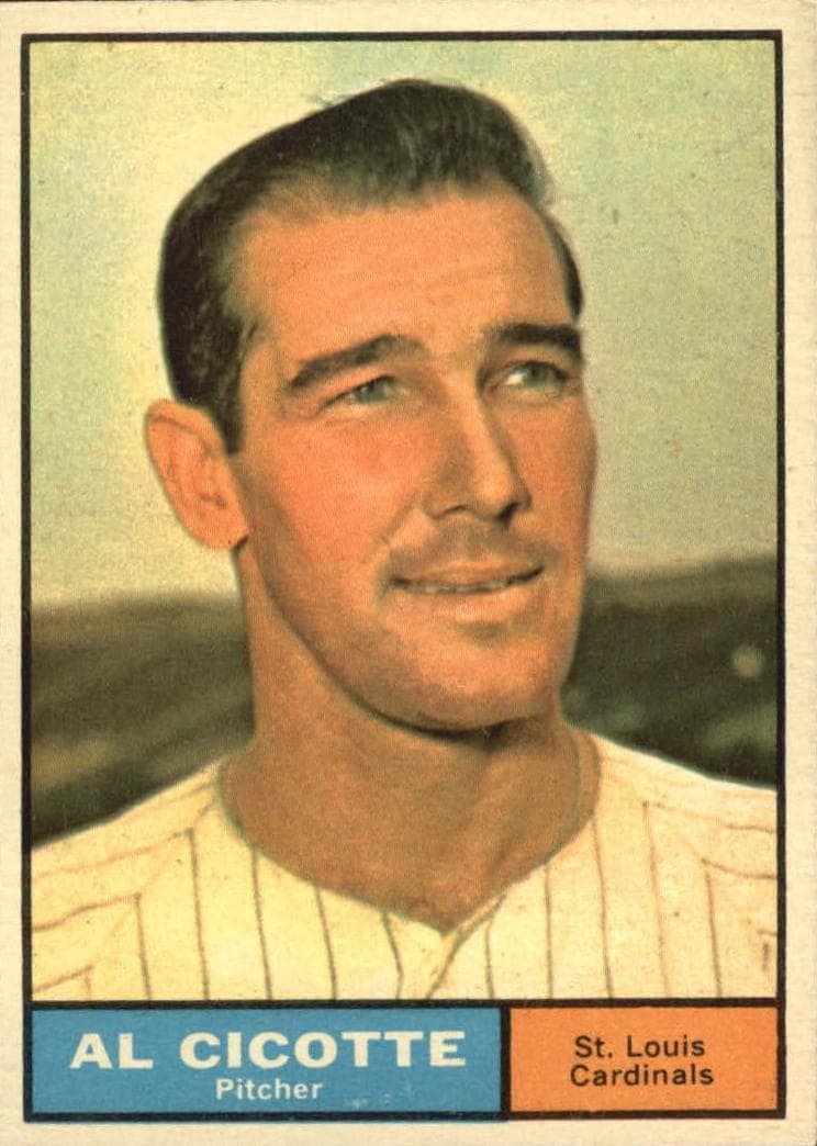 Al Cicotte 1961 topps Topps