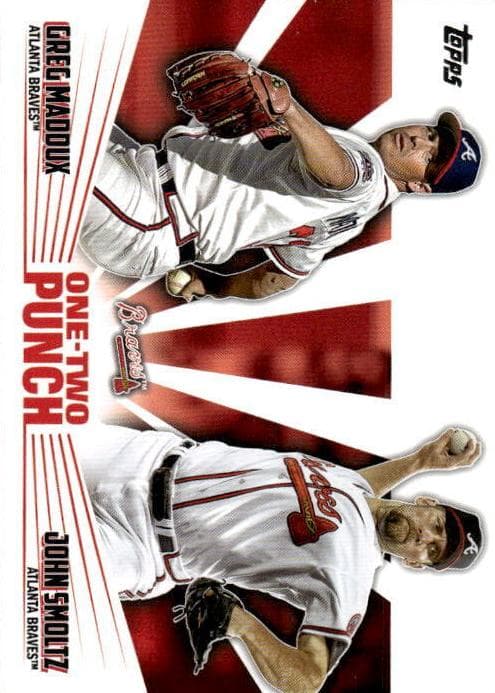 Greg Maddux / John Smoltz trading card