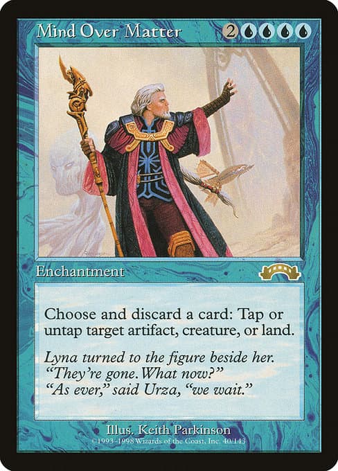 Mind Over Matter 1998 Magic: The Gathering