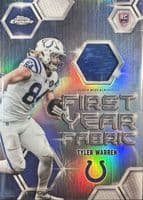 Tyler Warren 2025 topps Topps Chrome