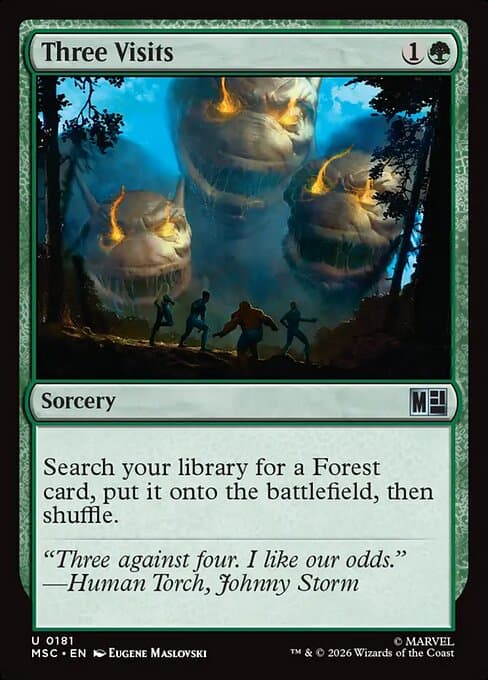 Three Visits 2026 Magic: The Gathering Secrets of Strixhaven Commander